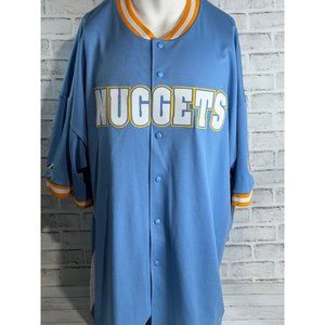 Carmelo Anthony #15 Denver Nuggets NBA Blue Shooting Warmup 4X